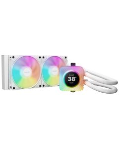 Be quiet! vodní chladič CPU Light Loop IO LCD ARGB 240mm / 2x120mm PWM fan / displej / IO ekosystém /Intel i AMD / bílý