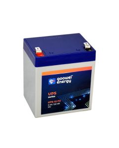 GOOWEI ENERGY Pb záložní akumulátor VRLA AGM 12V/5 Ah (OT5-12 F2), Faston 6,3 mm