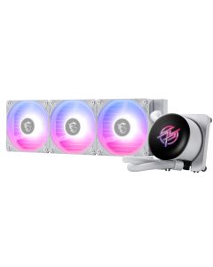MSI vodní chladič CPU MPG CORELIQUID P13 360 WHITE/ 3x 120mm ARGB fan/ 2,1" display / bílý