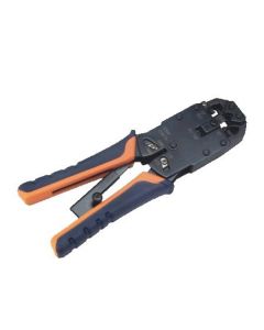 DATACOM Konektorovací kleště PROFI 8P+6P+4P OR/BL račna (RJ45,12,1