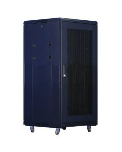 XtendLan 18U/600x1000 stojanový, černý, perforované dveře a záda