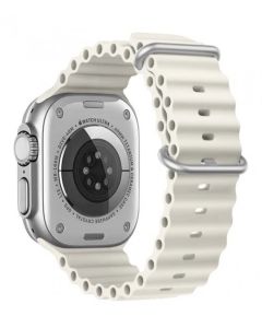 Swissten řemínek pro apple watch silikonový - marine straps 42 / 44 / 45 / 49 mm kamenně šedý