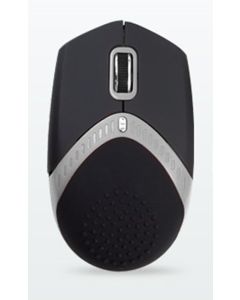 AMEI AM-M101S/Ergonomická/Optická/1 600 DPI/Drátová USB/Černá-stříbrná