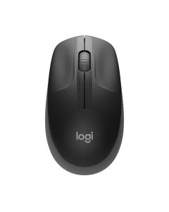 Logitech M190/Kancelářská/Optická/1 000 DPI/Bezdrátová USB/Černá