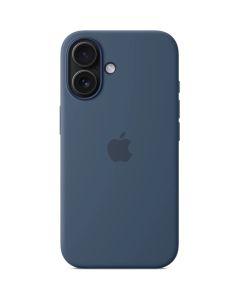 iPhone 16 Silicone Case with MS - Denim / SK