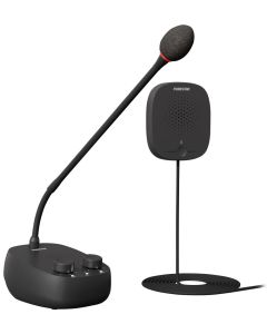 Fonestar Obousměrný intercom s anti-feedback, automatickým řízením, prioritou interní komunikace, sluchátka, 2×5 W