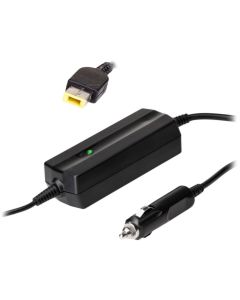 TRX Akyga napájecí adaptér do auta/ 20V/ 4,5A/ 90W/ Square yellow Slim Tip/ pro notebooky IBM/ Lenovo