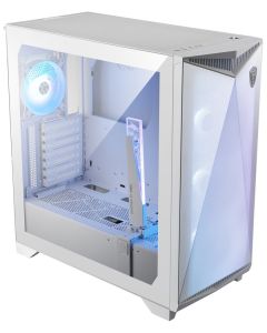 MSI skříň MPG GUNGNIR 300R AIRFLOW WHITE/ bez zdroje/ bílý/ levé temperované sklo/ 4x 120 mm A-RGB fan/ 1x USB-C/ 2x USB