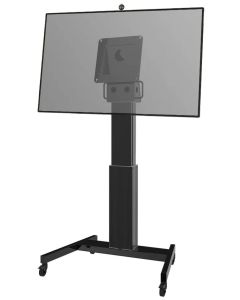 Neomounts Select NM-HUB2LIFTBLACK/Držák displeje/vozík/max 50"/VESA 350x350/nosn. 150kg/mot. nast.výšky/náklon/rotace/če