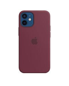 iPhone 12 mini Silicone Case with MagSafe Plum/SK