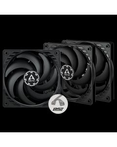 ARCTIC P12 Slim PWM PST – 120mm Pressure optimized case fan | Slim profile | PWM controlled speed wi