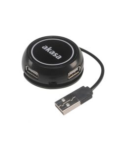 AKASA USB hub 2.0 Connect4C 4-IN-1