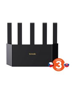 Tenda TE3L BE3600 WiFi 7 Mesh Router, 3570 Mb/s, 3x GWAN / GLAN, IPv6, VPN, WPA3, Wi-Fi+, CZ app