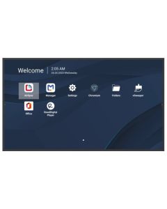 ViewSonic 65" Prezentační Display 3840*2160,500nits,1200:1,8GRAM/32GB,HDMI,USB-A,USB-C,RS232,Speaker16W*2,RJ45*2,Black