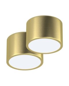 IMMAX NEO sada 2x RONDATE SMART stropní svítidlo 15cm 12W zlaté Zigbee 3.0 + DO, TUYA