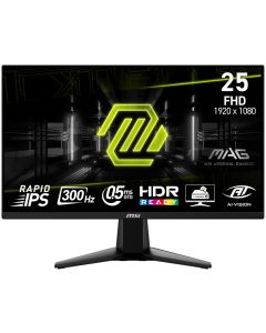MSI Gaming MAG 255XF/ 25"/ 1920x1080/ IPS/ 0,5ms/ 300Hz/ 250cd/m2/ 1000:1/ HDMI/ DP/ VESA/ černý