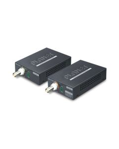 Planet LRP-101C-KIT, COAX PoE extender 10/100Base-TX, 802.3at-30W,EFT+ESD, dosah 1km, -20 až 70°C