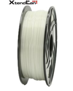 XtendLAN PLA filament 1,75mm průhledný bílý/natural 1kg