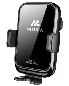 MISURA držák mobilu do auta s bezdrátovým nabíjením MA04 černý