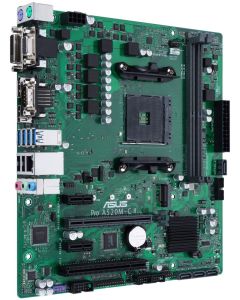 ASUS PRO A520M-C II/CSM / A520 / AM4 / 2x DIMM DDR4 / M.2 / D-Sub / DVI / HDMI / DP / mATX
