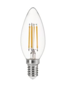 IMMAX NEO SMART filamentová žárovka LED E14, C37, 4W CCT 470lm, stmívatelná, Wi-Fi, Beacon, TUYA