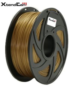 XtendLAN PLA filament 1,75mm zlatý 1kg