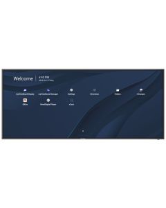 ViewSonic Prezentační Display CDE105UW/105"/WUHD/500nits,5000:1,8G RAM/128GB/ OPSslot/HDMIDP/USB/Audio/RS232/repro/black