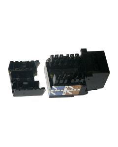 XtendLan Keystone jack RJ45, narážecí, CAT6, UTP, černý