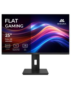 MISURA 25" LED P23QG25DFA01/ VA/ 1920x1080 (FHD)/ 3000:1/ 1ms/ 350 cd/m2/ HDMI/ DP/ REPRO/ VESA 100x100/ černý