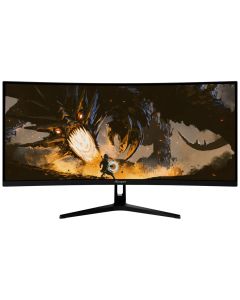 AROZZI NOVA herní monitor 34" 34T2K165 Black/ LED/ 3440x1440/ 165Hz/ VA/ 4000:1/ 1ms/ 2xHDMI/ 2xDP/ černý