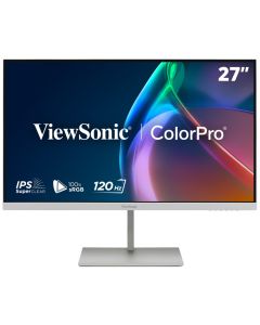 ViewSonic VP2766-2K-W 27" QHD 3 sides Frameless SuperClear IPS Monitor  s 100% sRGB, 90W USB-C,ergonomický stojan,bílý