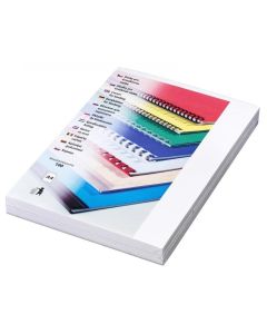 EUROSUPPLIES vazací desky (kryt) Delta/ formát A4/ bílý/ 100 pack