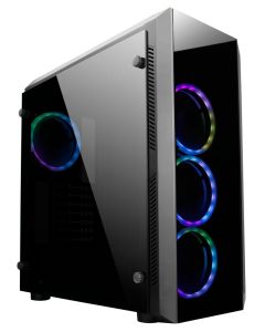 CHIEFTEC MidT Scorpion II GL-02B-OP / ATX / 2x USB3.0 / 1x USB2.0 / bez zdroje / průhledná bočnice / černá