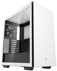 DEEPCOOL skříň CH510 WH / E-ATX / 120 mm fan / 2xUSB 3.0 / tvrzené sklo / bílá