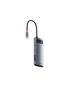 Baseus Metal Gleam Series 7v1 USB-C HUB Dokovací Stanice Space Grey