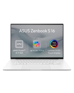 ASUS Zenbook S 16 OLED/UM5606GA-OLED528X/AI9-465/16"/2880x1800/T/32GB/1TB/AMD int/W11P/White/2R