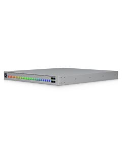 Ubiquiti UniFi Switch Enterprise Campus 24S PoE - 16x 10GbE, 8x 2.5GbE, 4x SFP28, Stacking, 24x PoE+++ (PoE 1050W)
