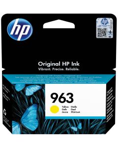 Inkoustová náplň HP 963 Žlutá (yellow, 700p) pro HP OfficeJet Pro 9010, 9013, HP OfficeJet Pro 9020
