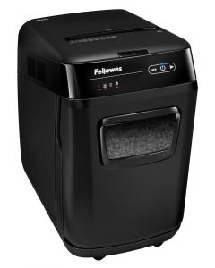 FELLOWES skartovač AutoMax 200 M/ křížový mikrořez 2x14 mm/ objem koše 32 l/ certifikát NBÚ/ stupeň utaj. P-5 (tajné)