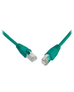 Solarix Patch kabel CAT5E SFTP PVC 5m zelený snag-proof C5E-315GR-5MB