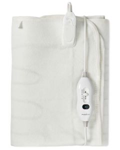 NEDIS elektrická deka/ 1 osoba/ 150 x 80 cm/ 3 nastavení teploty/ ochrana proti přehřátí/ Polyester