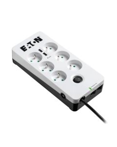 EATON přepěťová ochrana Protection Box 6 Tel@ USB FR, 6 zásuvek + 2x USB + telefon