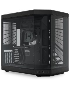 HYTE skříň Y70 Pitch Black / levé a přední sklo / Riser PCIe 4.0 / bez zdroje / 1x USB-C / 2x USB-A