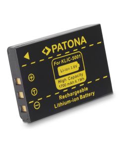 PATONA baterie pro foto Kodak KLIC 5001 1700mAh