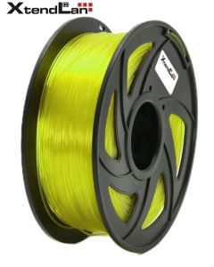 XtendLAN PLA filament 1,75mm průhledný žlutý 1kg