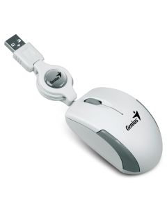 GENIUS Micro Traveler V2/ drátová/ 1200 dpi/ USB/ bílá