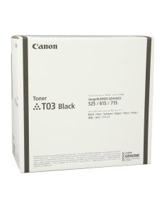 Canon originální  TONER T03 BLACK iR-ADV 525/527/615/617/715/717 51 500 stran A4 (5%)
