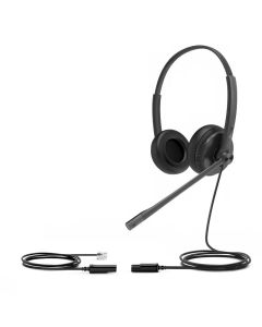 Yealink YHS34 Dual náhlavní souprava na obě uši s QD-RJ9 konektory