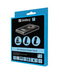 Sandberg 3in1 Wireless Charger Stand