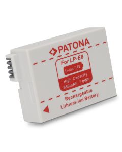 PATONA baterie pro foto Canon LP-E8 950mAh